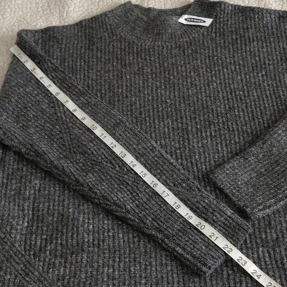 NWT Old Navy XXL Grey Marl Cozy Tunic Pullover Sweater - Picture 8 of 13